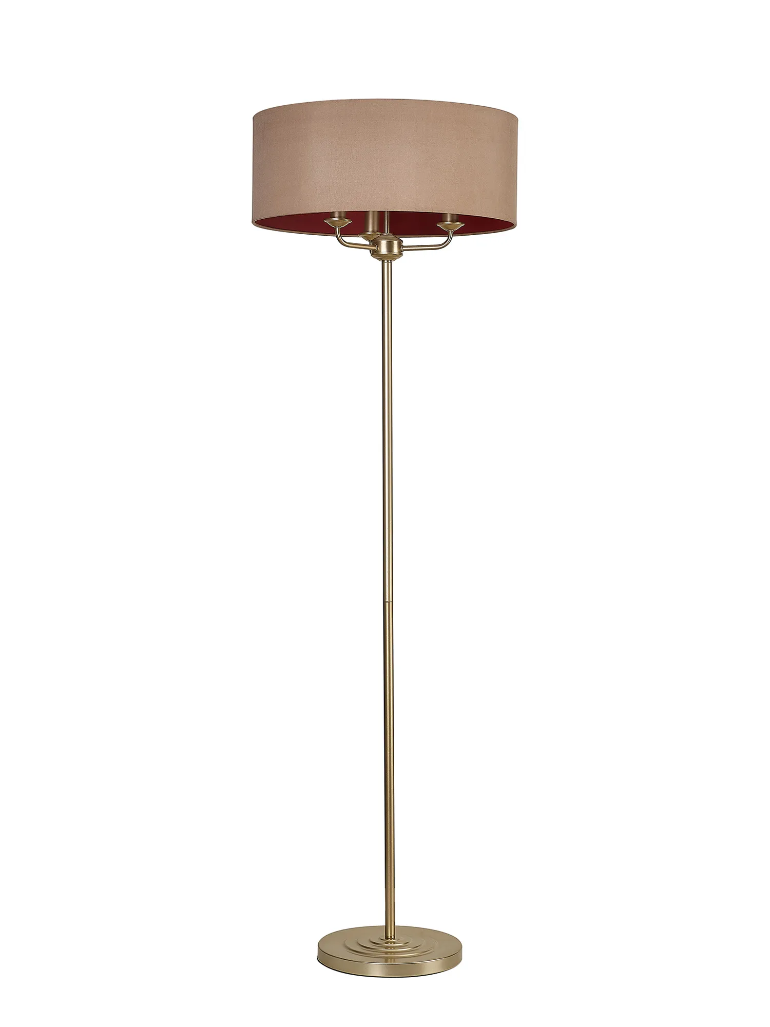 Banyan 45cm 3 Light Floor Lamp Champagne Gold; Antique Gold DK0997  Deco Banyan CG AG